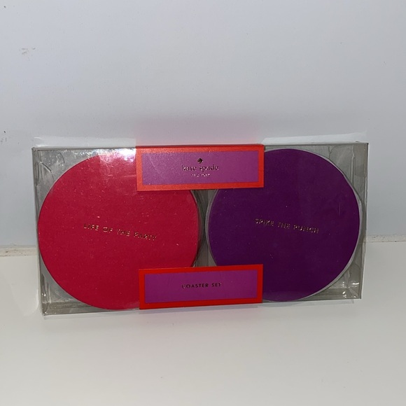 NWT Kate Spade - Coaster Set - Multi Color - Picture 3 of 3